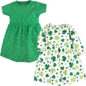 image:imageHudson Baby Girls Cotton DressesShamrocks