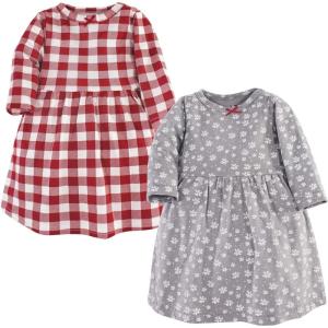 image:imageHudson Baby Girls Cotton DressesSnowflake