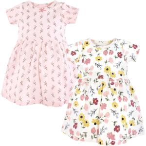 image:imageHudson Baby Girls Cotton DressesSoft Painted Floral