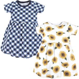 image:imageHudson Baby Girls Cotton DressesSunflower