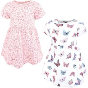 image:imageHudson Baby Girls Cotton DressesSweet Butterflies