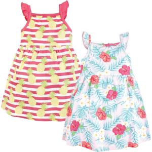 image:imageHudson Baby Girls Cotton DressesTropical Floral