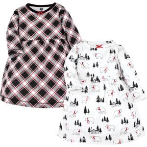 image:imageHudson Baby Girls Cotton DressesWinter Bear