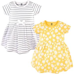 image:imageHudson Baby Girls Cotton DressesYellow Daisy