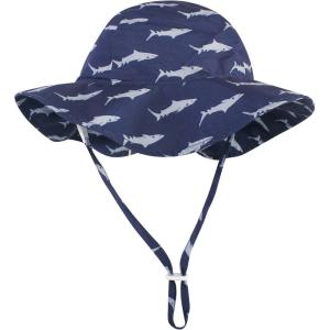 image:imageHudson Baby Baby Hudson Baby Unisex Baby Sun Protection HatBlue Shark