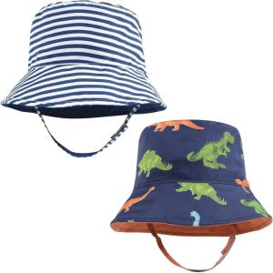 image:imageHudson Baby Baby Hudson Baby Unisex Baby Sun Protection HatDino Stripe