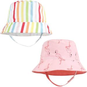 image:imageHudson Baby Baby Hudson Baby Unisex Baby Sun Protection HatFlamingo Rainbow Stripe