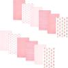 image:imageHudson Baby Unisex Baby Cotton Polyester Flannel Burp Cloths Bundle 12PackHappy Strawberries
