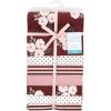 image:imageHudson Baby Unisex Baby Cotton Flannel Receiving Blankets Bundle Strawberries One SizeBurgundy Floral