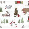 image:imageHudson Baby Unisex Baby Cotton Flannel Receiving Blankets Bundle Strawberries One SizeChristmas Forest