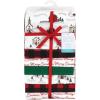 image:imageHudson Baby Unisex Baby Cotton Flannel Receiving Blankets Bundle Strawberries One SizeChristmas Scene