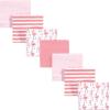 image:imageHudson Baby Unisex Baby Cotton Flannel Receiving Blankets Bundle Strawberries One SizeFlamingos