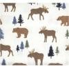 image:imageHudson Baby Unisex Baby Cotton Flannel Receiving Blankets Bundle Strawberries One SizeMoose Bear