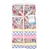 image:imageHudson Baby Unisex Baby Cotton Flannel Receiving Blankets Bundle Strawberries One SizePink Blue Pretty Floral