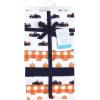 image:imageHudson Baby Unisex Baby Cotton Flannel Receiving Blankets Bundle Strawberries One SizePumpkin Truck