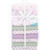 image:imageHudson Baby Unisex Baby Cotton Flannel Receiving Blankets Bundle Strawberries One SizePurple Dainty Floral