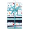 image:imageHudson Baby Unisex Baby Cotton Flannel Receiving Blankets Bundle Strawberries One SizeSea Characters