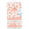 image:imageHudson Baby Unisex Baby Cotton Flannel Receiving Blankets Bundle Strawberries One SizeSweet Peach