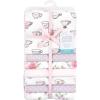 image:imageHudson Baby Unisex Baby Cotton Flannel Receiving Blankets Bundle Strawberries One SizeTea Party