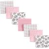 image:imageHudson Baby Unisex Baby Cotton Flannel Receiving Blankets Bundle Strawberries One SizeToile