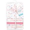 image:imageHudson Baby Unisex Baby Cotton Flannel Receiving Blankets Bundle Strawberries One SizeUnicorns Rainbows