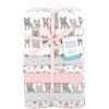 image:imageHudson Baby Unisex Baby Cotton Flannel Receiving Blankets Bundle Strawberries One SizeWild Forest Pink