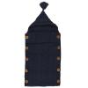 image:imageHudson Baby Unisex Baby Knitted Baby Lounge Stroller Wrap Sack Blushing Bride One SizeNavy