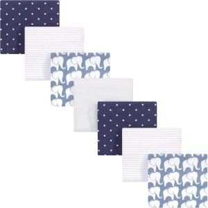image:imageHudson Baby Unisex Baby Cotton Flannel Receiving Blankets Bundle Strawberries One SizeBoy Elephant