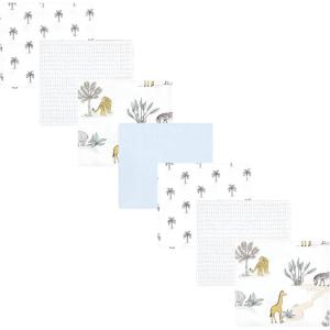 image:imageHudson Baby Unisex Baby Cotton Flannel Receiving Blankets Bundle Strawberries One SizeBoy Safari World