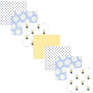 image:imageHudson Baby Unisex Baby Cotton Flannel Receiving Blankets Bundle Strawberries One SizeDaisy Bee