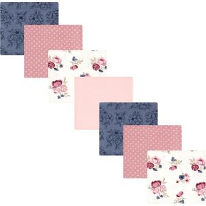image:imageHudson Baby Unisex Baby Cotton Flannel Receiving Blankets Bundle Strawberries One SizeDusty Rose Floral