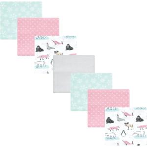 image:imageHudson Baby Unisex Baby Cotton Flannel Receiving Blankets Bundle Strawberries One SizeGirl Arctic Animals