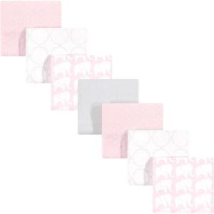 image:imageHudson Baby Unisex Baby Cotton Flannel Receiving Blankets Bundle Strawberries One SizeGirl Elephant
