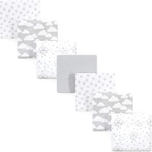 image:imageHudson Baby Unisex Baby Cotton Flannel Receiving Blankets Bundle Strawberries One SizeGray Clouds