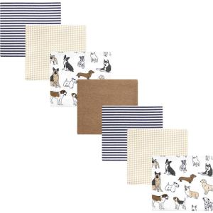 image:imageHudson Baby Unisex Baby Cotton Flannel Receiving Blankets Bundle Strawberries One SizeHandsome Dogs