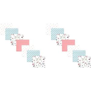 image:imageHudson Baby Unisex Baby Cotton Flannel Receiving Blankets Bundle Strawberries One SizeHummingbird Garden