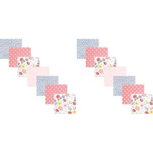 image:imageHudson Baby Unisex Baby Cotton Flannel Receiving Blankets Bundle Strawberries One SizeModern Botanical