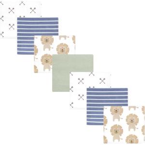 image:imageHudson Baby Unisex Baby Cotton Flannel Receiving Blankets Bundle Strawberries One SizeModern Lion