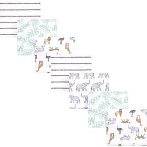 image:imageHudson Baby Unisex Baby Cotton Flannel Receiving Blankets Bundle Strawberries One SizeModern Neutral Safari