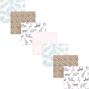 image:imageHudson Baby Unisex Baby Cotton Flannel Receiving Blankets Bundle Strawberries One SizeModern Pink Safari