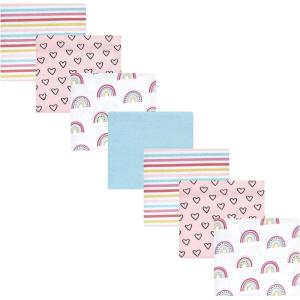 image:imageHudson Baby Unisex Baby Cotton Flannel Receiving Blankets Bundle Strawberries One SizeModern Rainbow