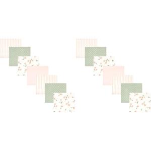 image:imageHudson Baby Unisex Baby Cotton Flannel Receiving Blankets Bundle Strawberries One SizePink Dainty Floral