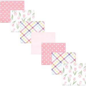 image:imageHudson Baby Unisex Baby Cotton Flannel Receiving Blankets Bundle Strawberries One SizePink Tulips