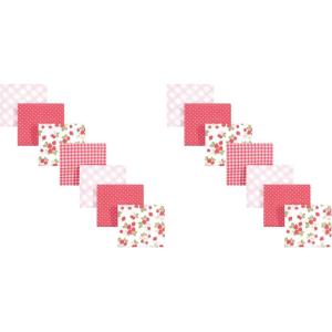 image:imageHudson Baby Unisex Baby Cotton Flannel Receiving Blankets Bundle Strawberries One SizeStrawberries