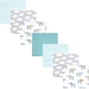 image:imageHudson Baby Unisex Baby Cotton Flannel Receiving Blankets Bundle Strawberries One SizeTeal Elephant