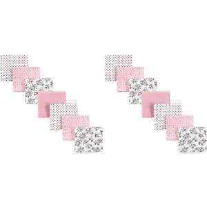 image:imageHudson Baby Unisex Baby Cotton Flannel Receiving Blankets Bundle Strawberries One SizeToile