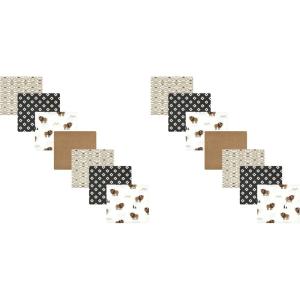 image:imageHudson Baby Unisex Baby Cotton Flannel Receiving Blankets Bundle Strawberries One SizeWild Buffalo