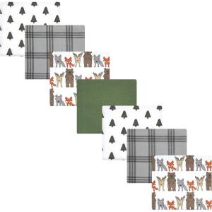 image:imageHudson Baby Unisex Baby Cotton Flannel Receiving Blankets Bundle Strawberries One SizeWild Forest