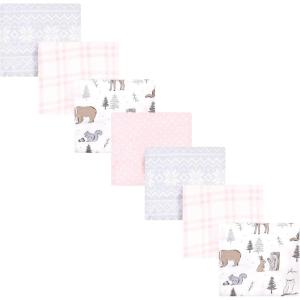 image:imageHudson Baby Unisex Baby Cotton Flannel Receiving Blankets Bundle Strawberries One SizeWinter Forest