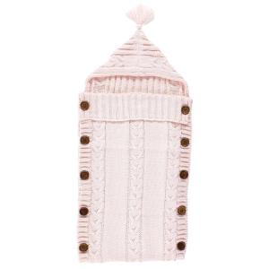 image:imageHudson Baby Unisex Baby Knitted Baby Lounge Stroller Wrap Sack Blushing Bride One SizeBlushing Bride
